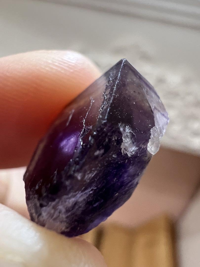 Amazon.co.jp: 中国安徽省 フローライト ゾーニング パープル 水晶