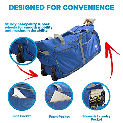 Bago Travel Bundle: Packing Cubes & 120L Duffel Bag Set - Organize and Carry with Ease4