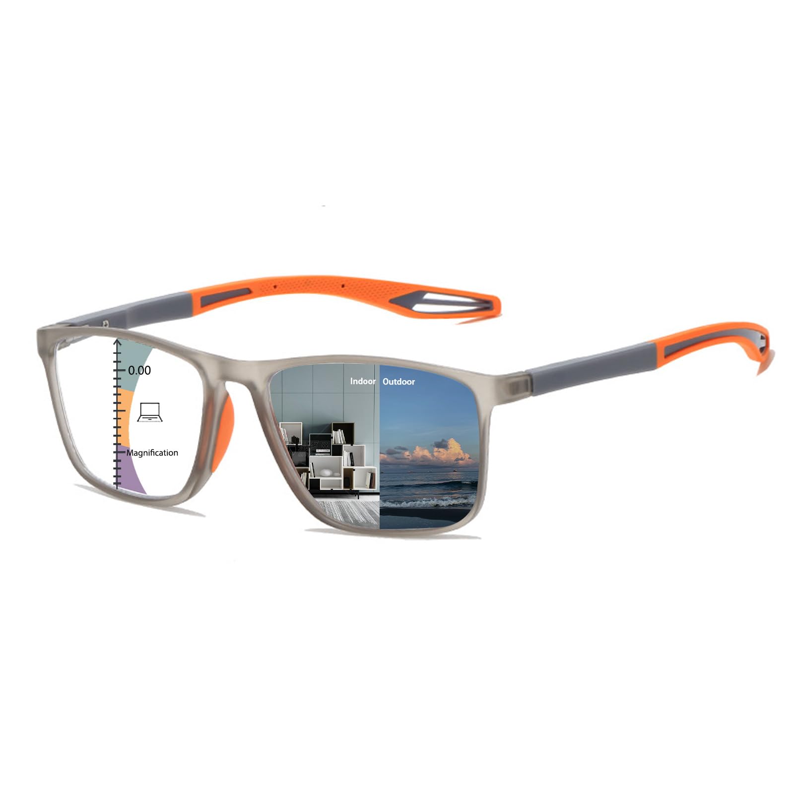 Photochromic Multifocal Reading Glasses Blue Light