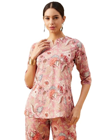 bee m pee designer Floral Regular Fit Top for Women-picture-45
