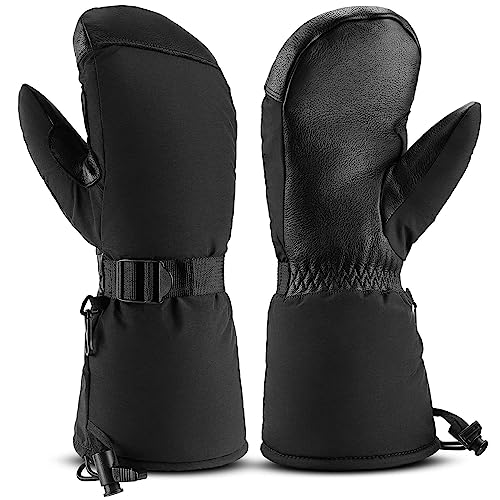 OZERO Winter Skihandschuhe, Herren und Damen Winterhandschuhe für Snowboard & Motorrad & Ski