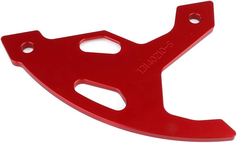 JFG RACING Motorcycle Rear Brake Disc Guard CNC for XR650L XR 650L 1993-2017 XR400R XR 400R 1996-2004 XR250R XR 2520R 1989-2004 XR600R XR 600R 1991-2000 Dirt Bike Red
