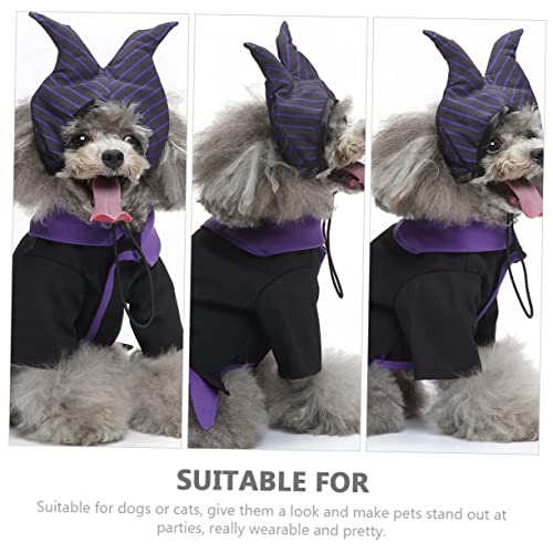 Disfraz de Bruja para Perro Talla S POPETPOP miniatura 3