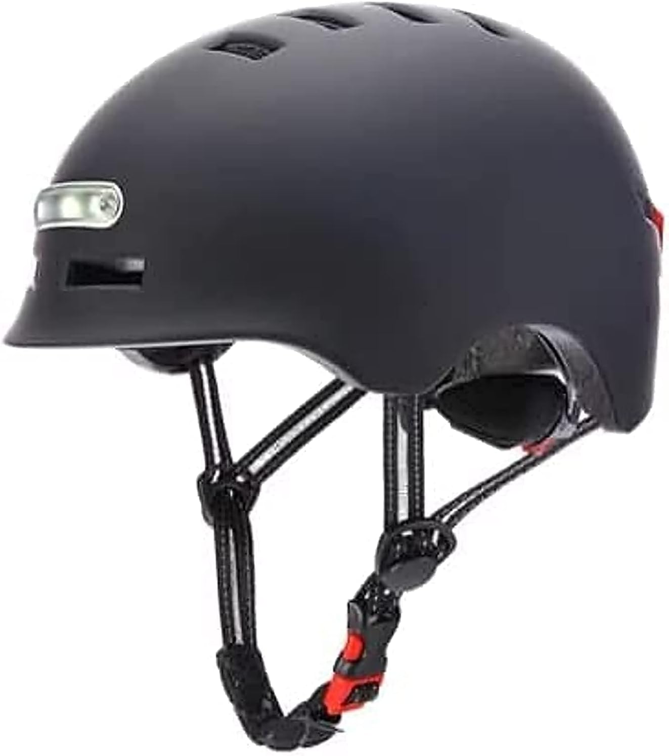 2022 NEW Lamp Cycling Smart Tail Light Bike Adult Helmet Electric Bicycle MTB Road Scooter For Sport Urban Helmet Men Women(L: 58-61cm) BLACK