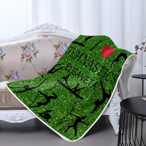 GoTussWO Custom Forest Glitter Weighted Blanket Cooling Laye, Keep Cooling All Night,30x40Inch