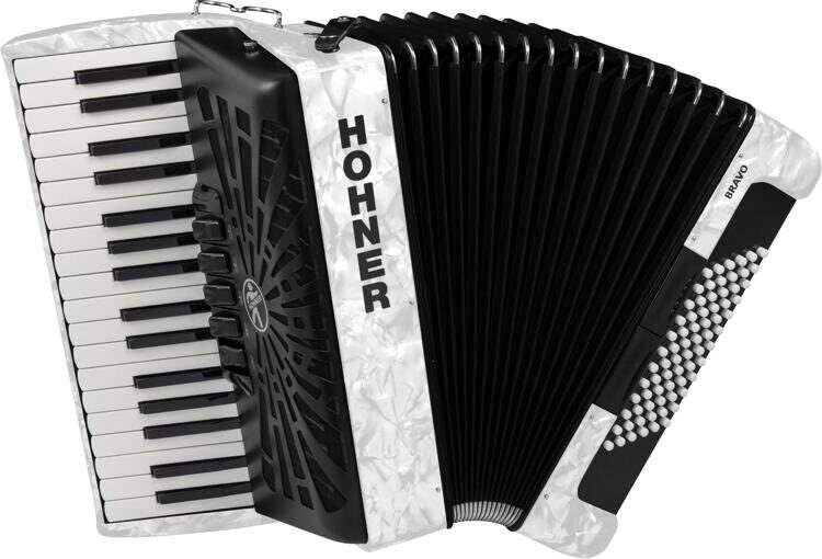 HOHNER Chromatic Piano Accordion with Gig Bag (A16621S)