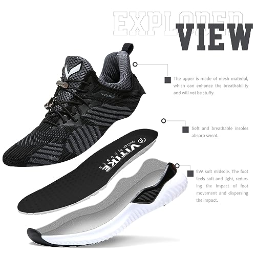 Littleplum Boys Running Shoes Slip On Kids Sneakers Mesh Tennis Shoes Lightweight Breathable for Athletic Gym School Sport2