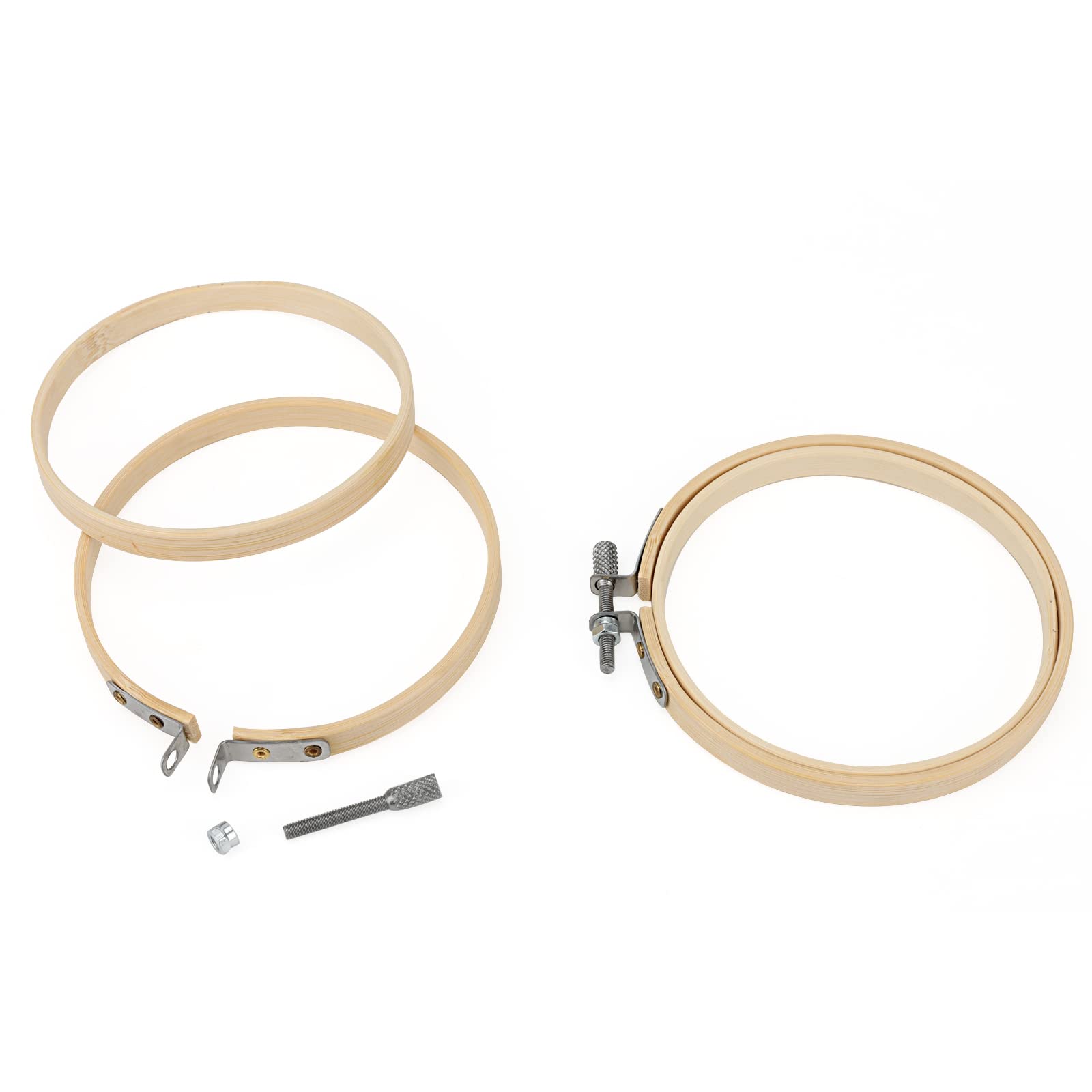 Tambour à Broder En Bambou Diamètre 10 Cm - Trimits - Broderies & Cie