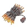   Novelty-Lights-50-Light-Amber-Christmas-Mini-String-Light-Set-Brown-Wire-IndoorOutdoor-UL-Listed-11-Long