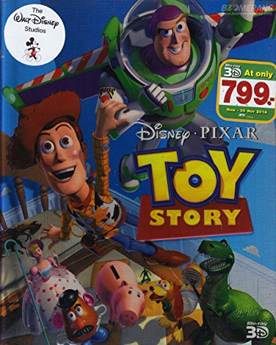 Toy Story (Blu-ray 3D, Region A) Cartoon Animation Kid family Disney Pixar image 3