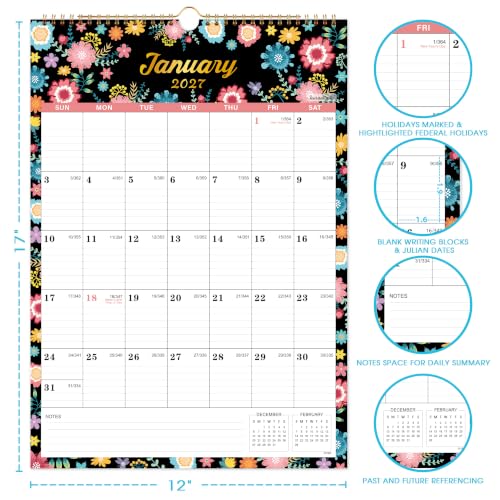 Image of 2027 Calendar - 2027 Wall Calendar, Jan. 2027 - Dec. 2027, 12 inch x 17 inch