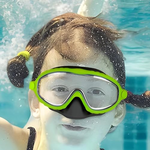 Gafas de esnórquel infantiles con cubierta de nariz para niños de 4 a 16 años 7
