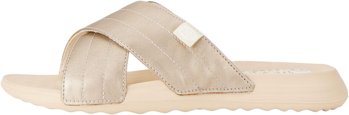 HEYDUDE Women's Christi Slide Distressed | Women's Shoes | Women Slip-on Sandals | Comfortable & Light-Weight