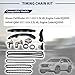 Magimaker Timing Chain Kit 130286KA0A 130286KA1B Compatible with Nissan Pathfinder Infiniti QX60 2017-2024 3.5L V6 Engine VQ35DD