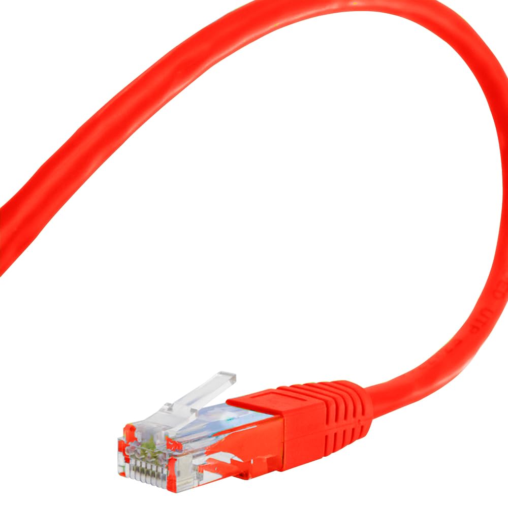 Skywalker Cat6 Ethernet Patch Cable (Red, 100 Feet)