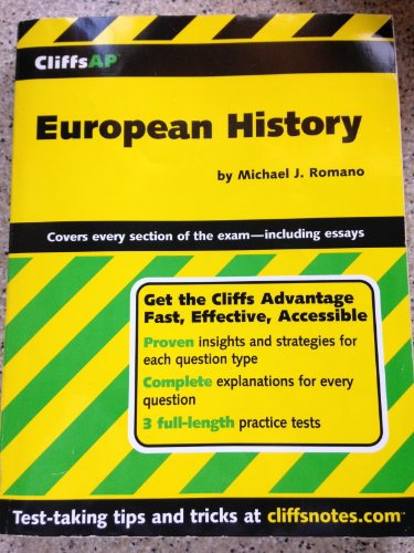 Cliffsap European History