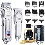 Hair Clippers for Men with Charger T-Blade Hair Beard Trimmer Kit Professional Clippers for Hair Cut