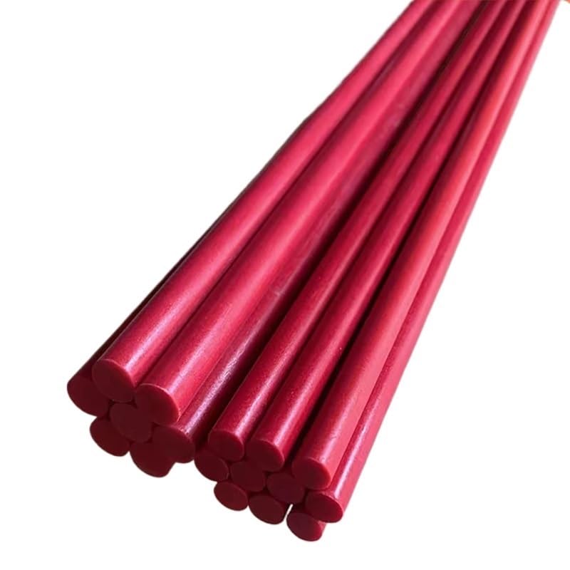 Pręty z włókna szklanego 10 szt. Pręty z czerwonego włókna szklanego 500 mm Wiele rozmiarów Okrągłe pręty z litego włókna szklanego Namiot łukowy(12mm)