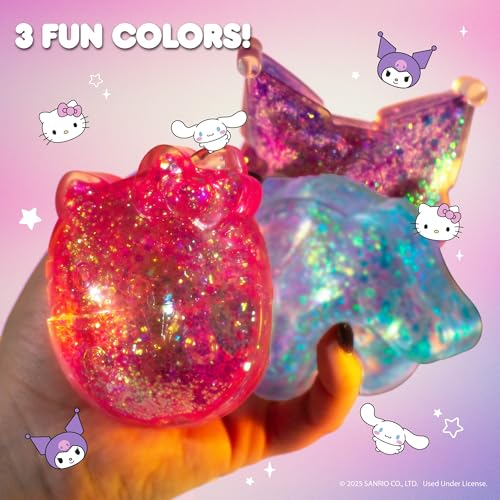 Image of Hello Kitty and Friends SLIMYGLOOP Gelli Gels - Hello Kitty, Slow Rising Sensory Squeeze Toy with Glitter, Gel Filled Fidget Toys