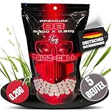 ✔️[PERFEKTES GEWICHT] 0,25 g je BB für eine optimale Flugbahn bei hoher Flugstabilität für die beste Zielgenauigkeit