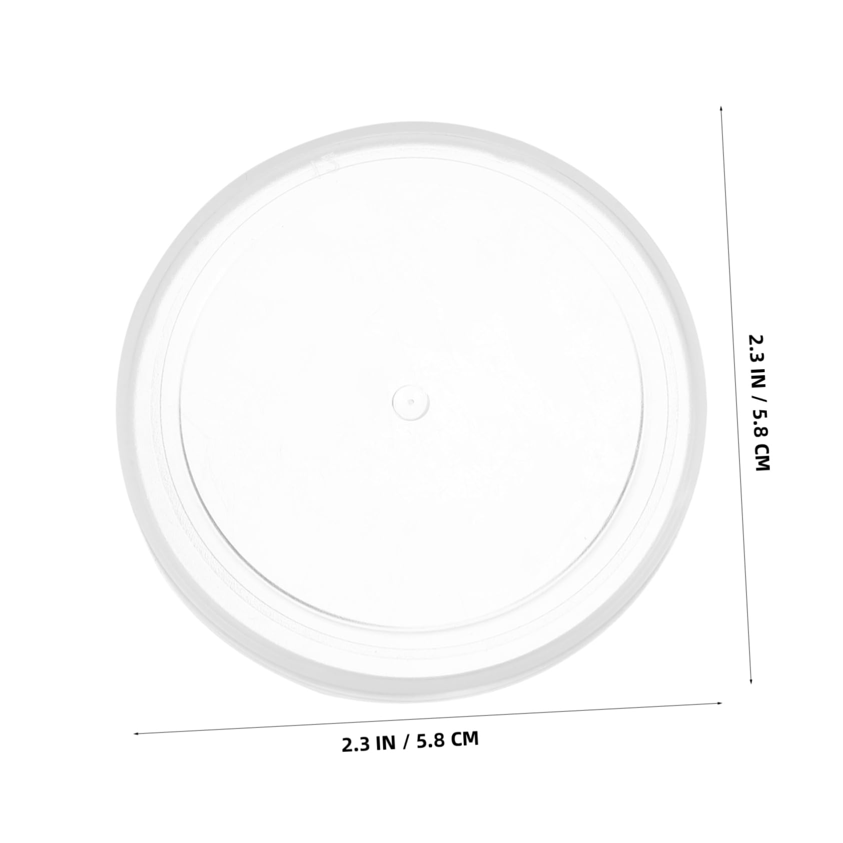 Cabilock 20pcs Clear Food Can Lids Dust Covers for Dog Cat Food Storage Easy Use for Canned Beans Versatile Seal for Pantry Organization