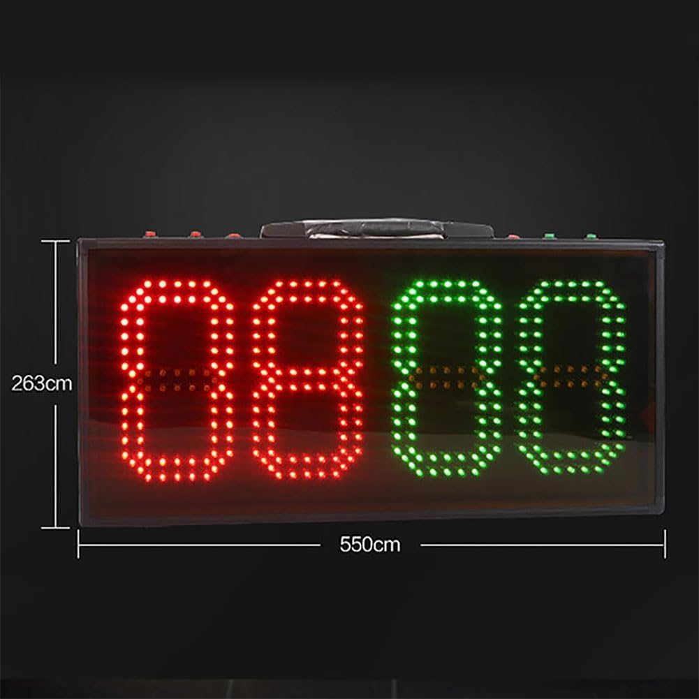 Tarjeta de reemplazo electrónica LED de Doble Cara, Placa de Intercambio portátil for árbitros de fútbol, ​​fácil de Usar