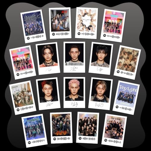 Image of Seventeen Photocarads | Seventeen Posters Cards Kit (Set of 24) | Mini Posters Collage Kit Mini Poster Size (8 x 6 cm) Poster for Phone Accessories, Bedroom, Office, Living room, Dorm room