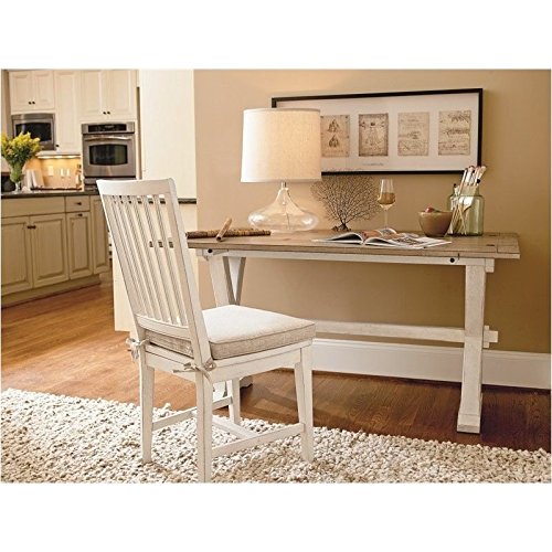 Bowery Hill Expandable Drop Leaf Sofa Console Table In Terrace Gray And Washed Linen #TOP1