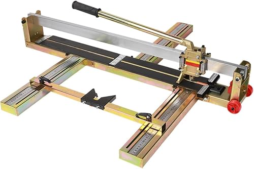 Cortador manual de azulejos de 48 pulgadas, posición láser infrarroja, cortadora de azulejos con marco de acero, 29 rodamientos de precisión de