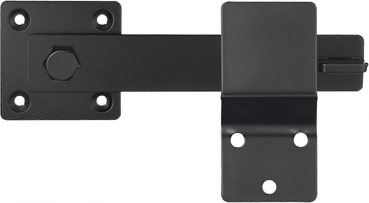 Joyhappst Image Color Flip Gate Latch, Metal Heavy Duty Gate Latches, Flip Latch Hardware With High