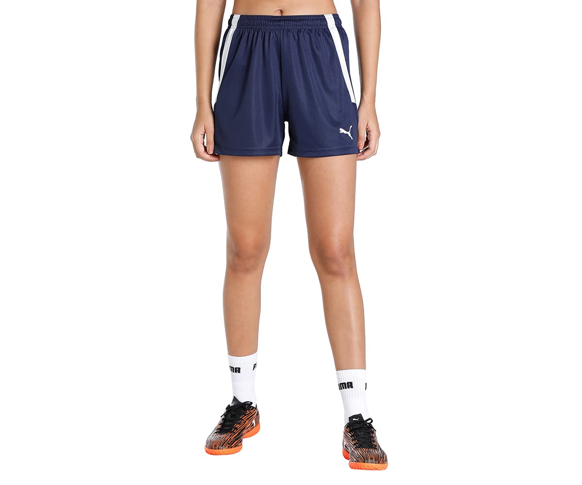 Puma Womens Teamliga Shorts Navy