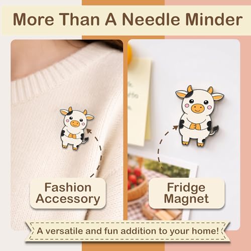 Image of Kraftex Magnetic Needle Minder. Needleminder for Embroidery & Sewing. Cute Needlepoint Accessories. Magnetic Needle Holder for Cross Stitch. Cute Magnet Pin Gift