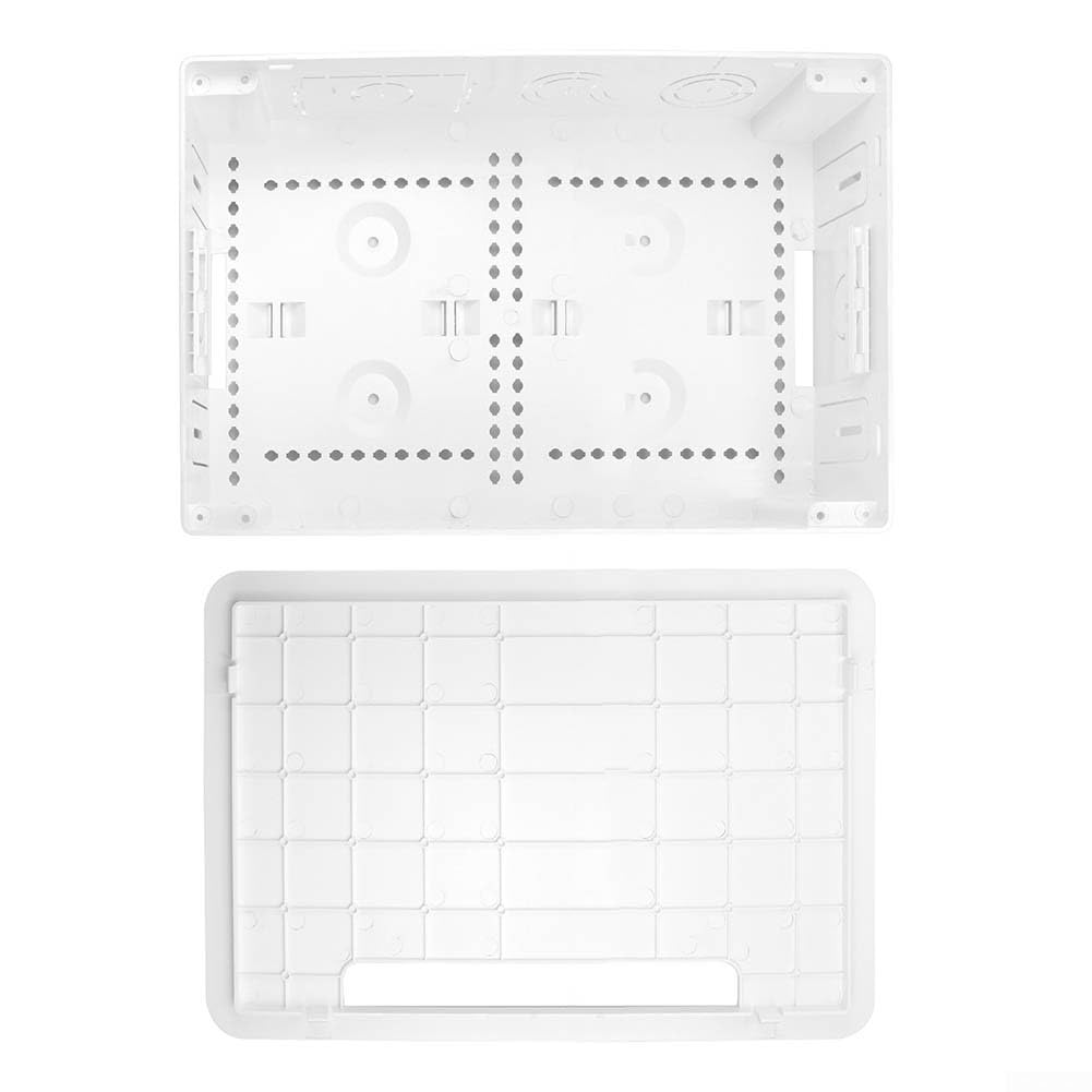Caja multimedia de TV en la pared de 9 pulgadas para dispositivos de transmisión | Toma de TV empotrada y caja de red para Fire TV, para Samsung One Connect | Almacenamiento de gestión de cables
