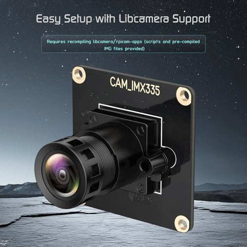 InnoMaker Module Caméra 5MP pour Raspberry Pi, Capteur STARVIS IMX335 Authentique, 2592x1944@30FPS, Champ de Vision Grand Angle de 99°, Filtre IR, MIPI CSI-2 pour Pi 5/4B/3B+/Zero/CM4/CM5 – vue 5