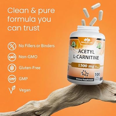 NaturaLife Labs Acetyl L-Carnitine (ALCAR) 1500 mg Jordan | Ubuy