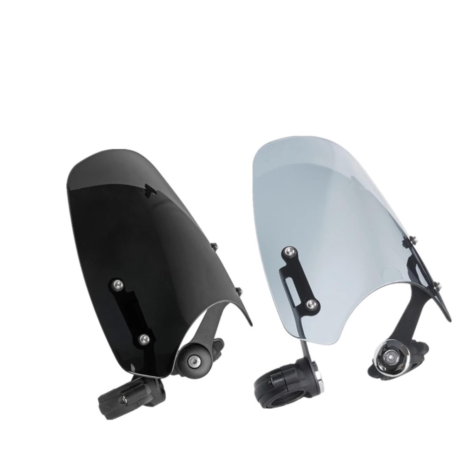 Przednia szyba motocyklowa Pasuje do Triumph Bobber Classic Flyscreen motocykl przednia szyba ochrona ekranu obrotowy stojak(Gray 1)