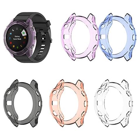 AWINNER Colorful Case for Garmin Fenix 6X Cover