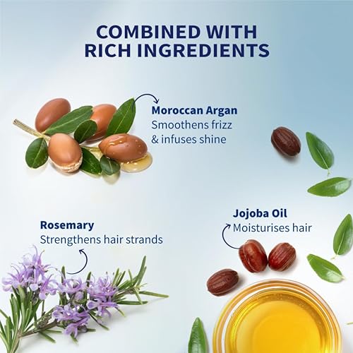 Image of Khadi Herbal Vedimatic Argan Oil of Morocco Hydrating Hair Shampoo, Cold-Pressed Argan Oil to Help Moisturize, Soften & Strengthen Hair, Paraben-Free with Sulfate-Free Surfactants (Pack Of 2, Argan)