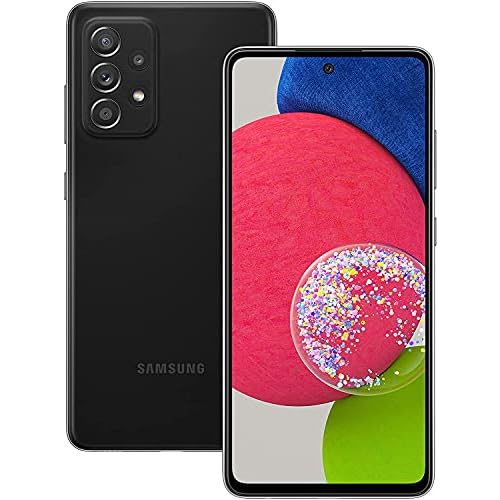 Samsung Galaxy A52s 5G Smartphone ohne Vertrag 6.5 Zoll Infinity-O FHD+ Display 128 GB Speicher 4.500 mAh Akku und Super-Schnellladefunktion schwarz 30 Monate Herstellergarantie [Exklusiv bei Amazon]