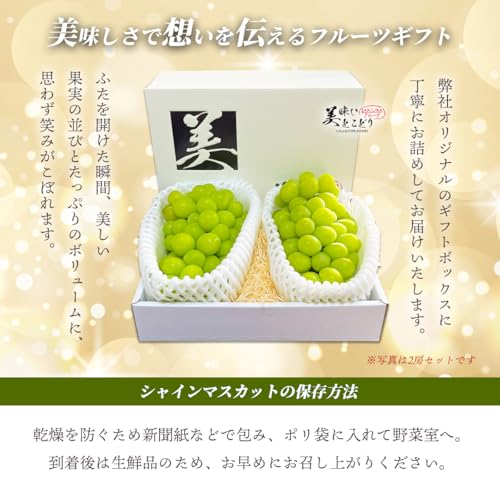 美味いとこどり 大粒 巨大 シャインマスカット の商品画像 3