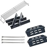 Blackhoso 7621 Flavorizer Bars Porcelain-Enameled and 65505 Heat Deflectors, 65054 Warming Rack...