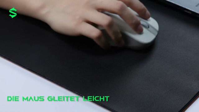 Black Shark XXL Desk Pad - Gaming Mouse Mat, Leather Desk Protector, Waterproof & Non-Slip (47.2x23.6in) - View #3