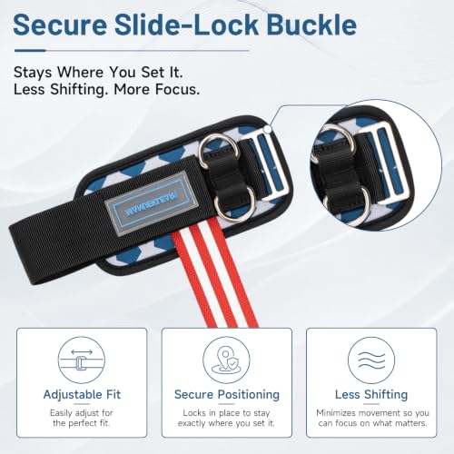 Image of MANUEKLEAR 2 Size Gym Lifting Straps with D Rings for Cable Machine