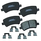 Bendix Premium SBM1307VR Semi-Metallic Rear Brake Pads for Select Models Land Rover LR2, Range Evoque, Volvo S60, S60 Cross Country, S80, V40, V40 V60, V60 V70, V90 XC60, XC70