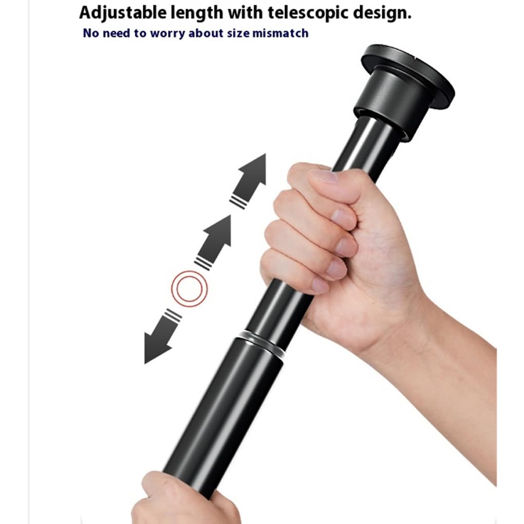 Tringle à rideau réglable pour café, anneaux de rideau, manchon de, robuste et durable, une certaine capacité charge, pour