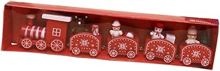 BESTOYARD Trens Para Crianças Trens De Madeira Brinquedos De Trem De Natal Decoração De Festa De Natal Enfeite De Brinquedo Presente De Madeira Trem De Natal Trens De Madeira Para Crianças