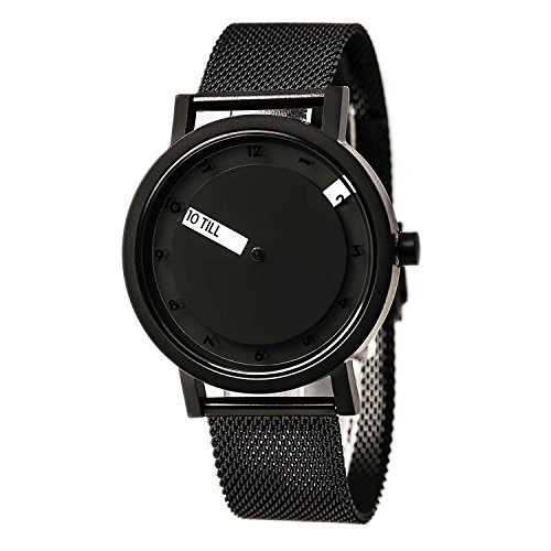 Projects 7215Bm Till Watch Brushed Black Ip Mesh #TOP1
