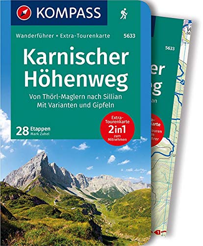 Karnischer Höhenweg, Von Thörl-Maglern Nach Sillian, Mit Varianten Und Gipfeln: Wanderführer Mit Extra-Tourenkarte 1:35.00... 
