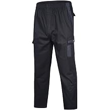 Muscularfit Men's Pants Stretch Cargo Pants for Men 2023 Casual Cotton Jogger Sweatpants Loose Running Athletic Pants Pockets