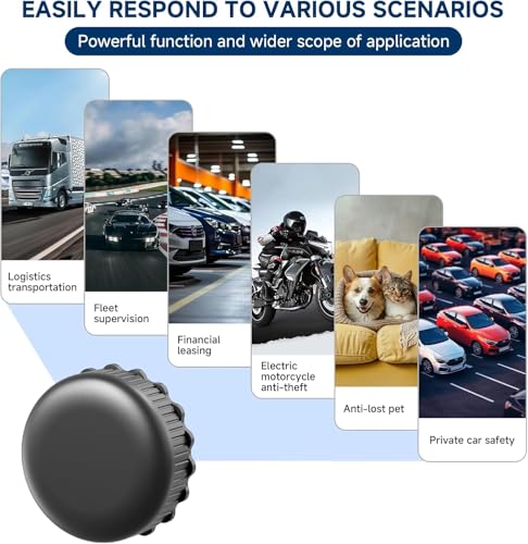 Image of Mini GPS Tracker for Vehicles No Monthly Fee,GPS Car Tracker,Strong Magnetic Car Vehicle Tracking Anti-Lost,Real Time Car GPS Tracker Work with iOS and Android Tracker Device for Vehicles